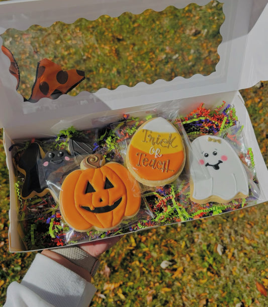 Cute Trick or Teach Teacher Halloween Gift Set