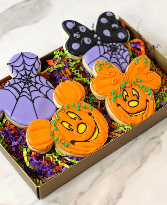 Cute DISNEY in October Mickey & Minnie Cookie Set